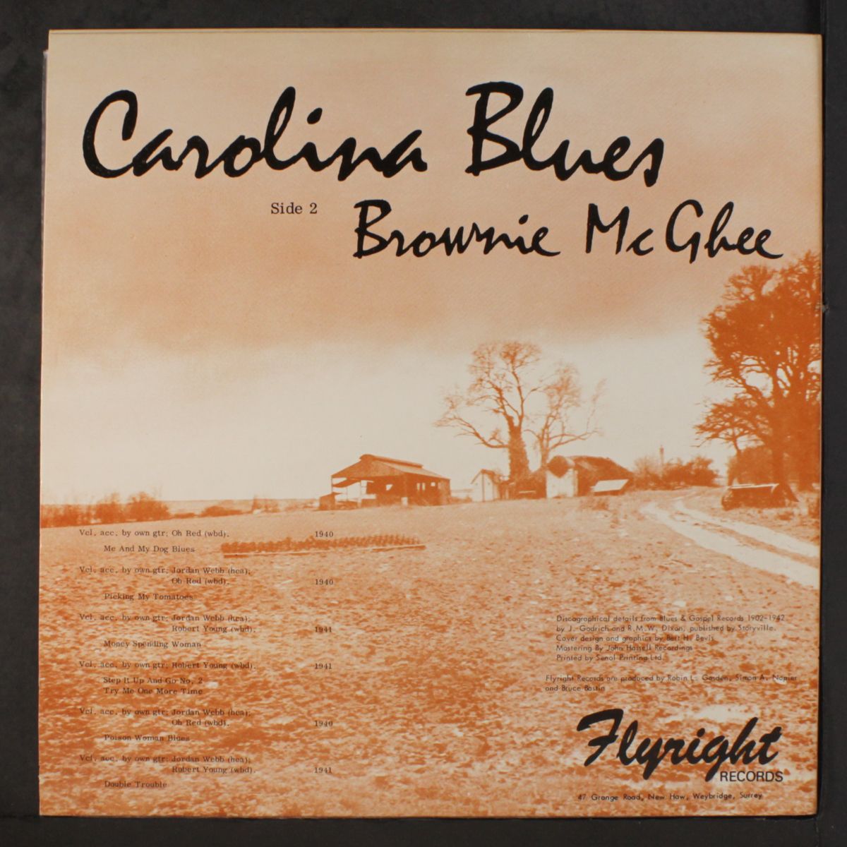 carolina blues by BLIND BOY FULLER / BROWNIE MCGHEE