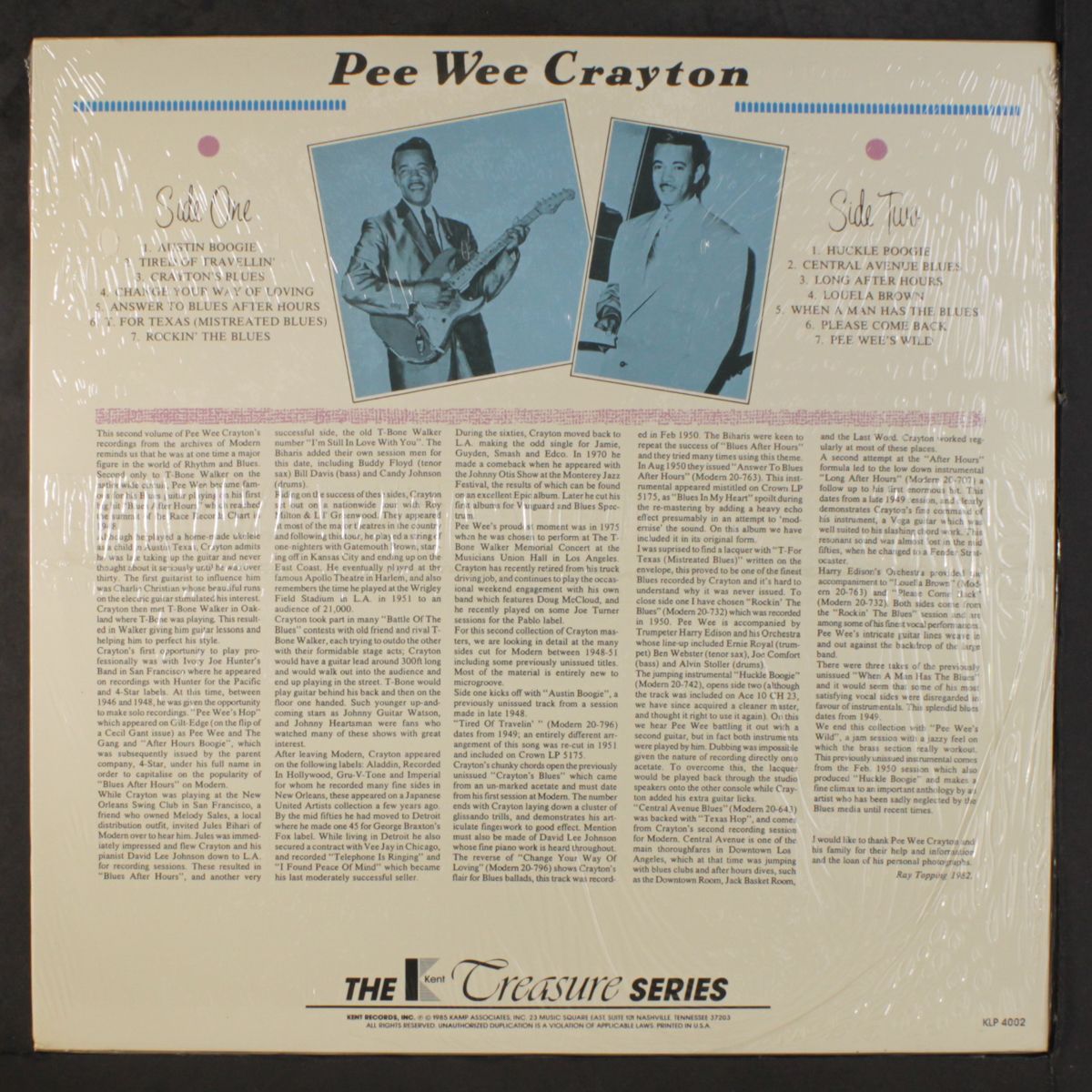 rocking down on central avenue by PEE WEE CRAYTON
