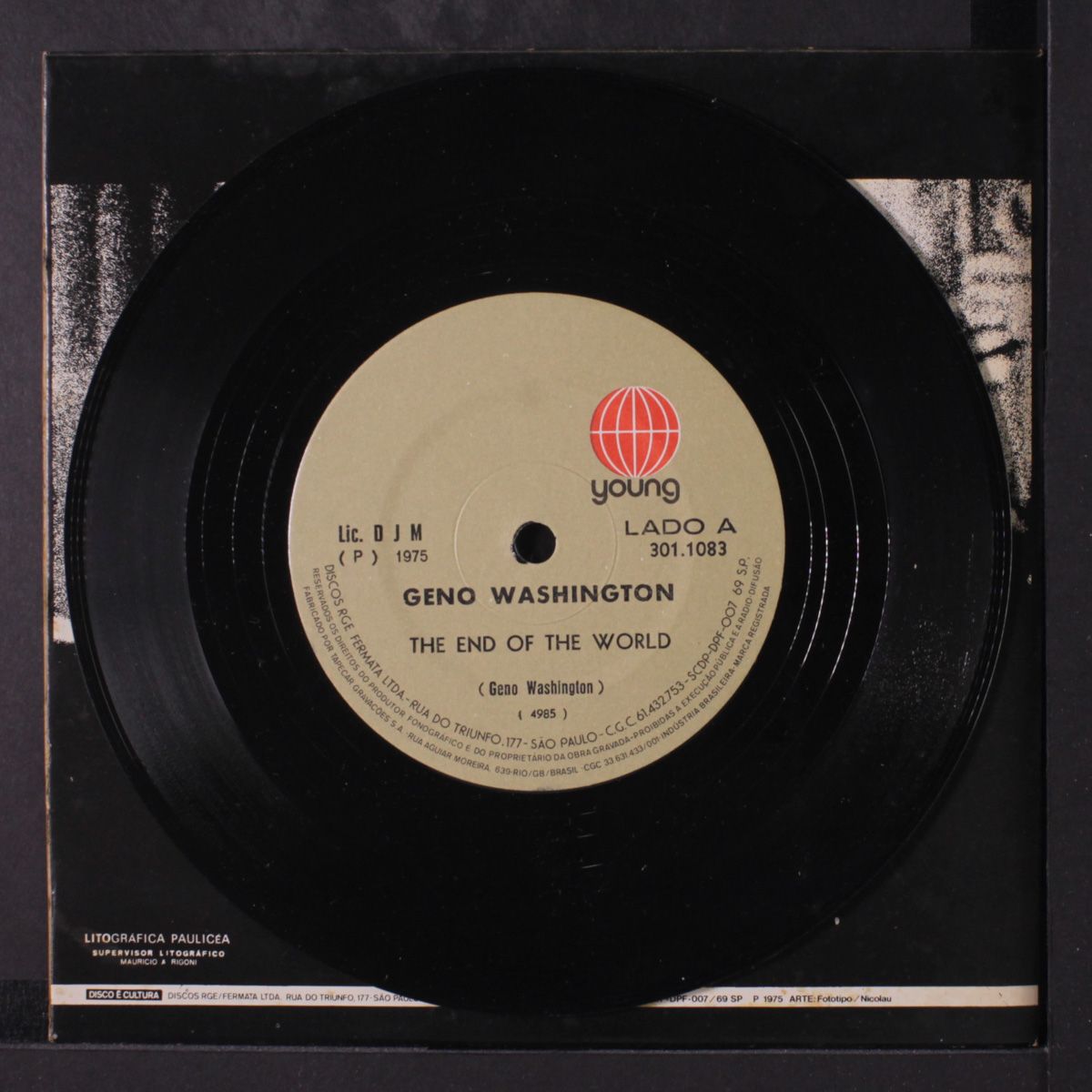 end of the world / tell me tell me please by GENO WASHINGTON