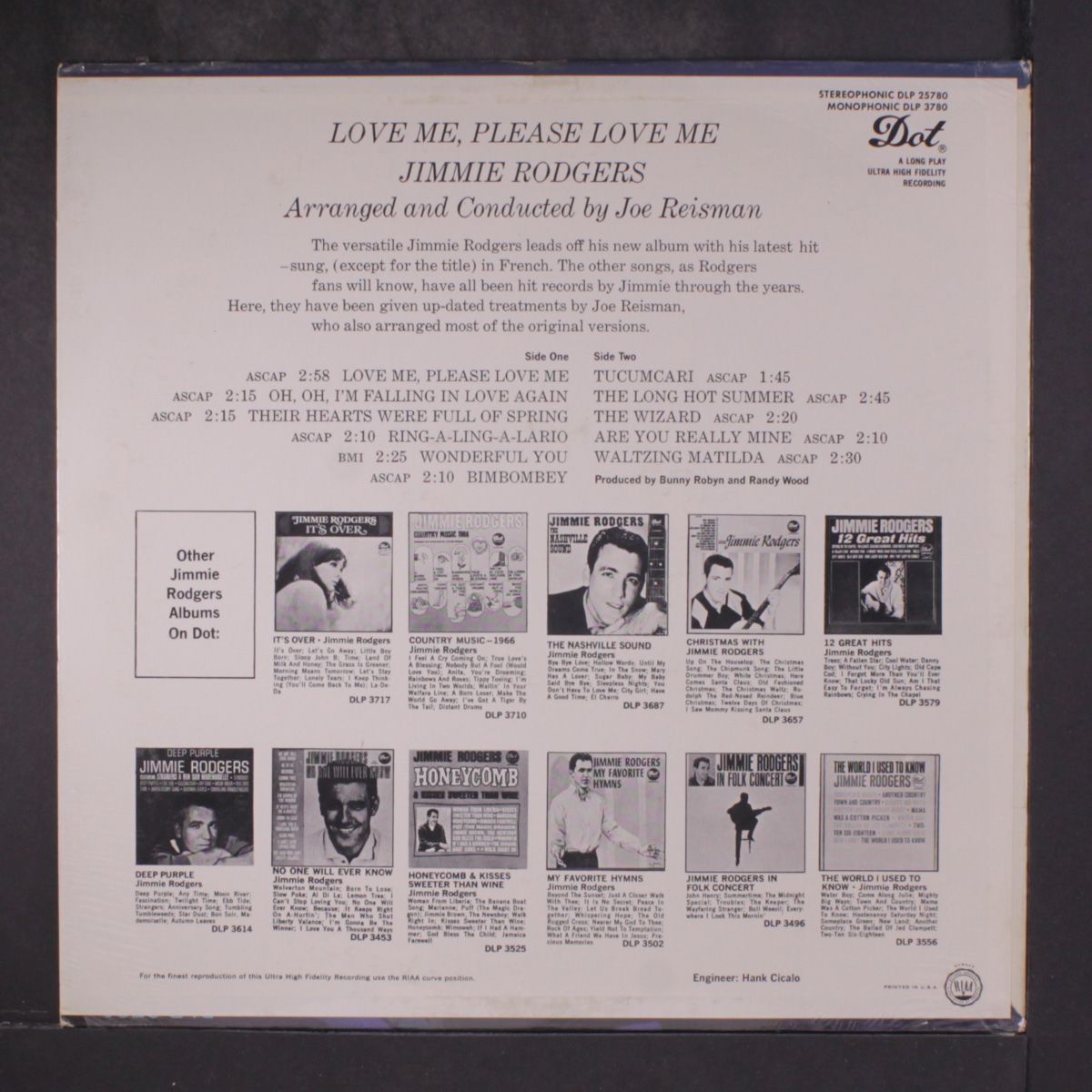 love me, please love me by JIMMIE RODGERS