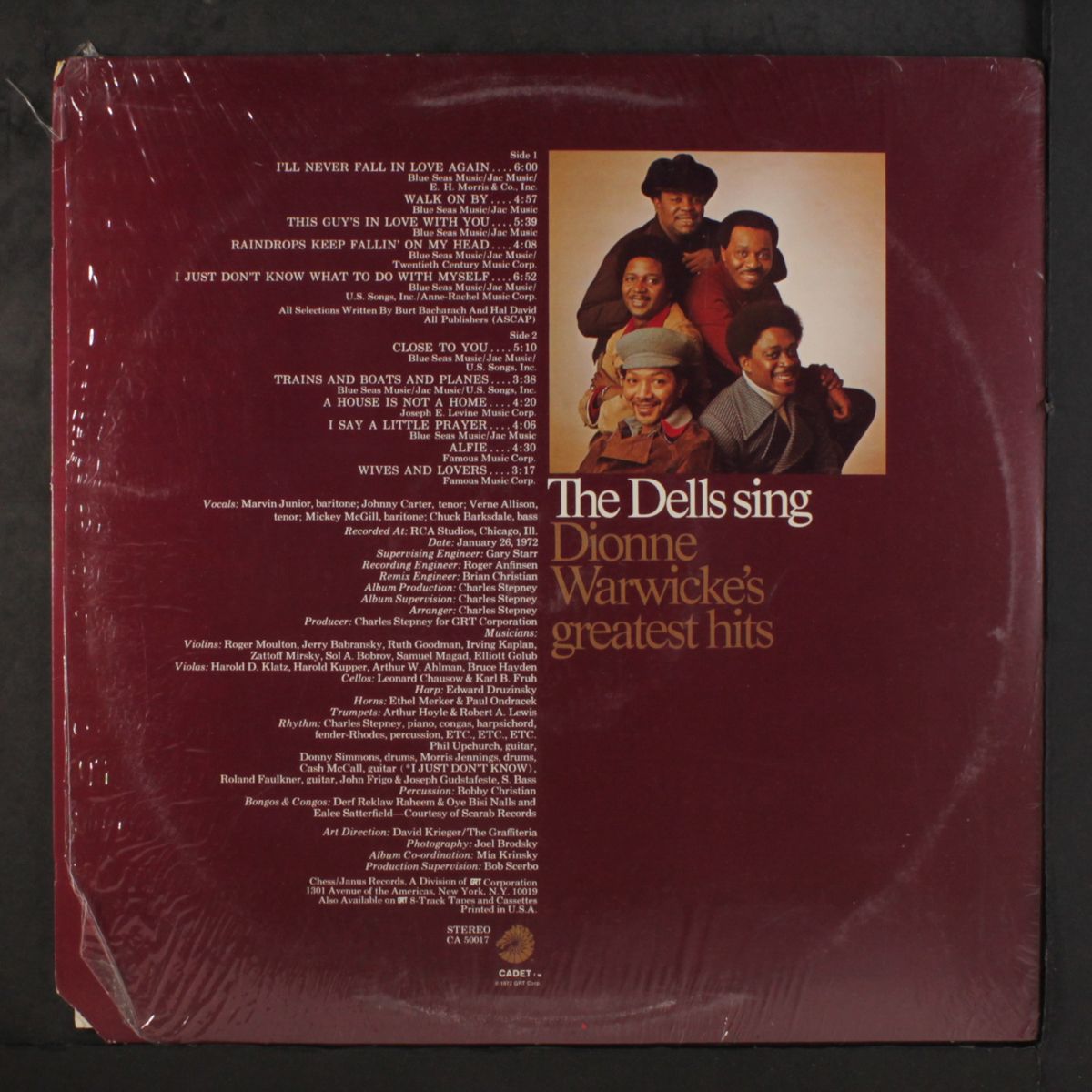 sing dionne warwicke's greatest hits by DELLS