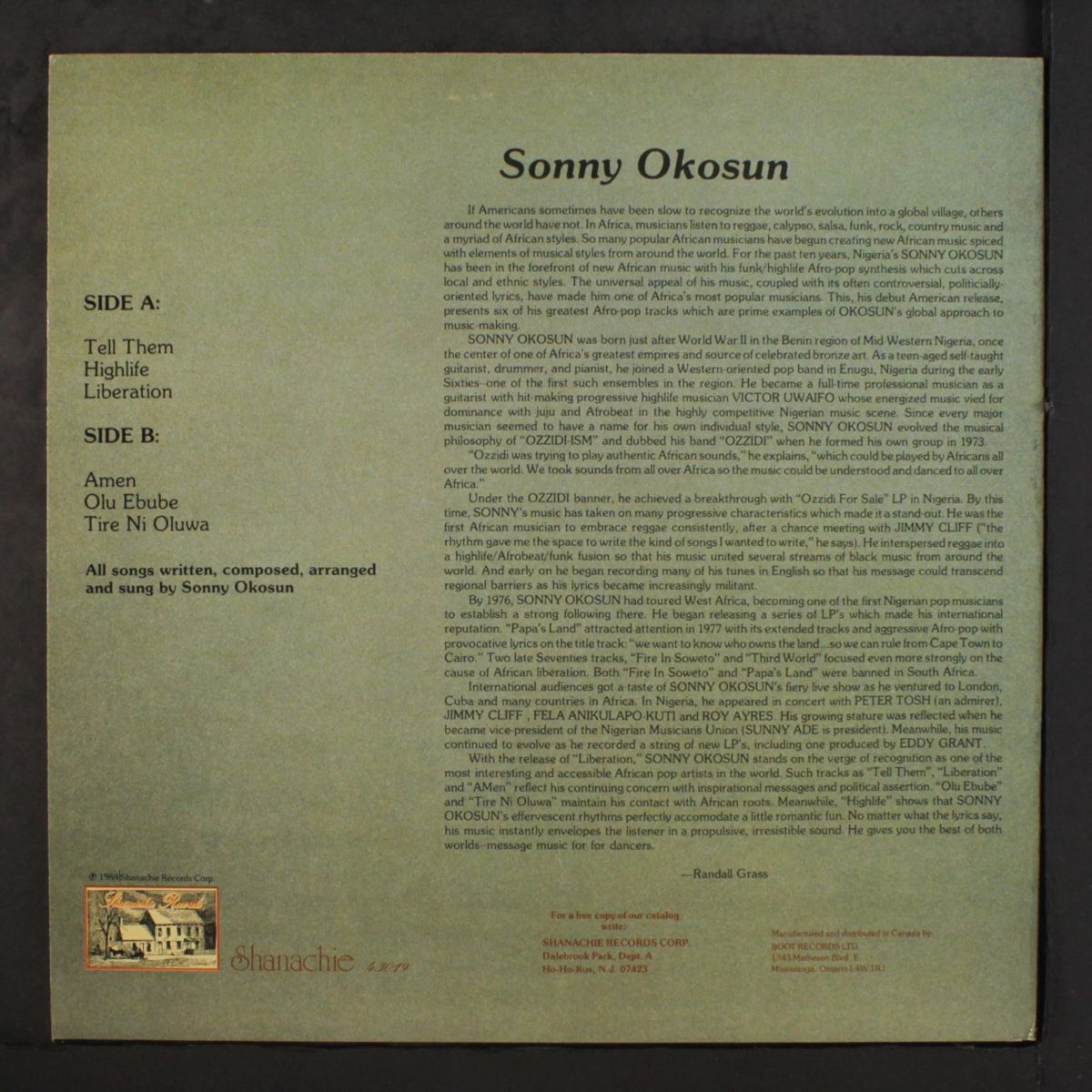 liberation by SONNY OKOSUN