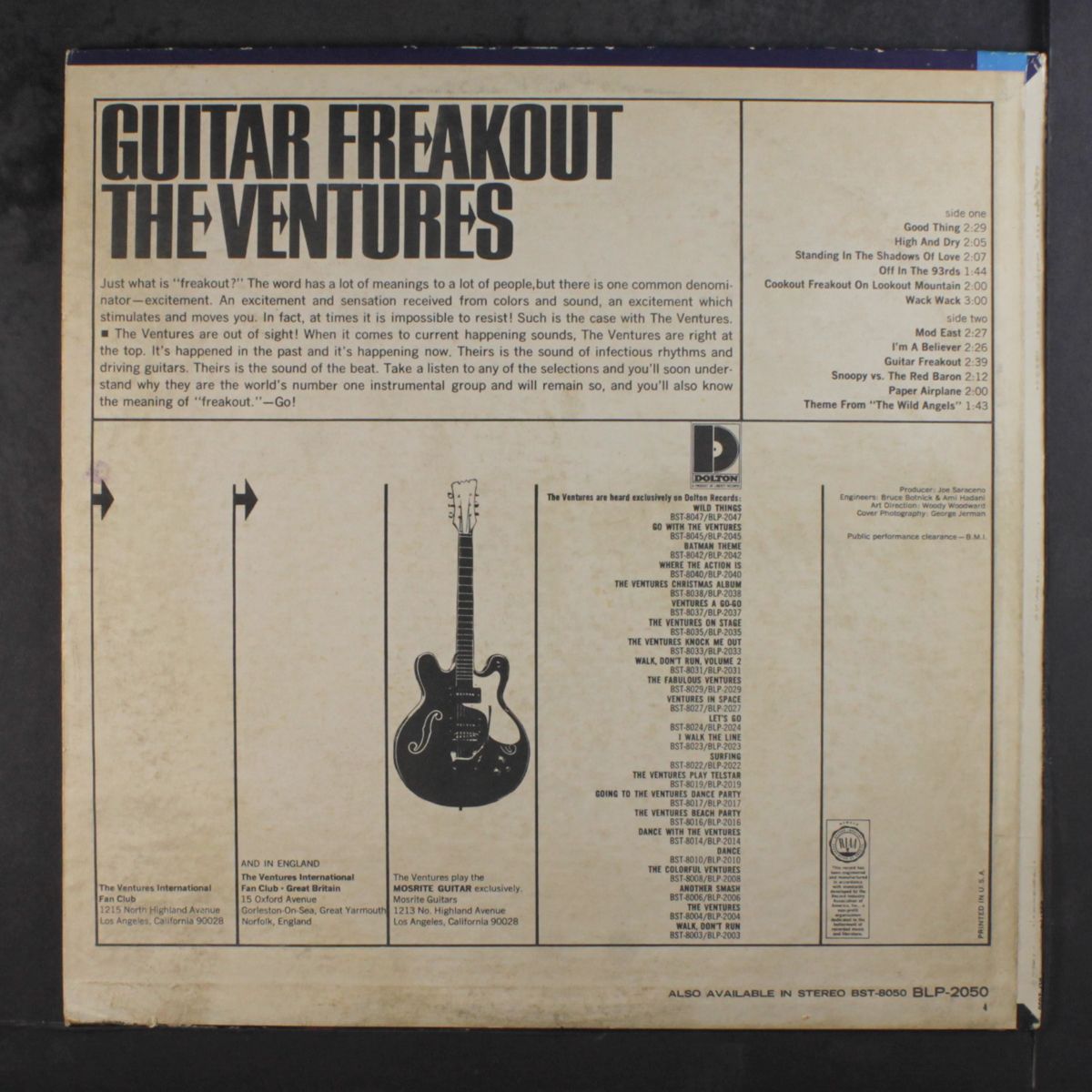 guitar freakout by VENTURES