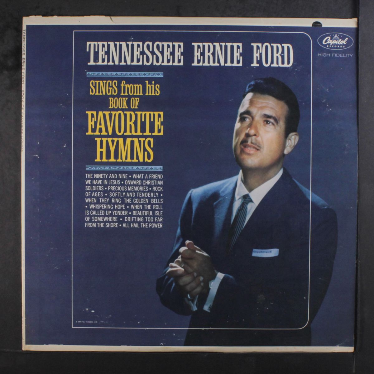 sings from his book of favorite hymns by TENNESSEE ERNIE FORD