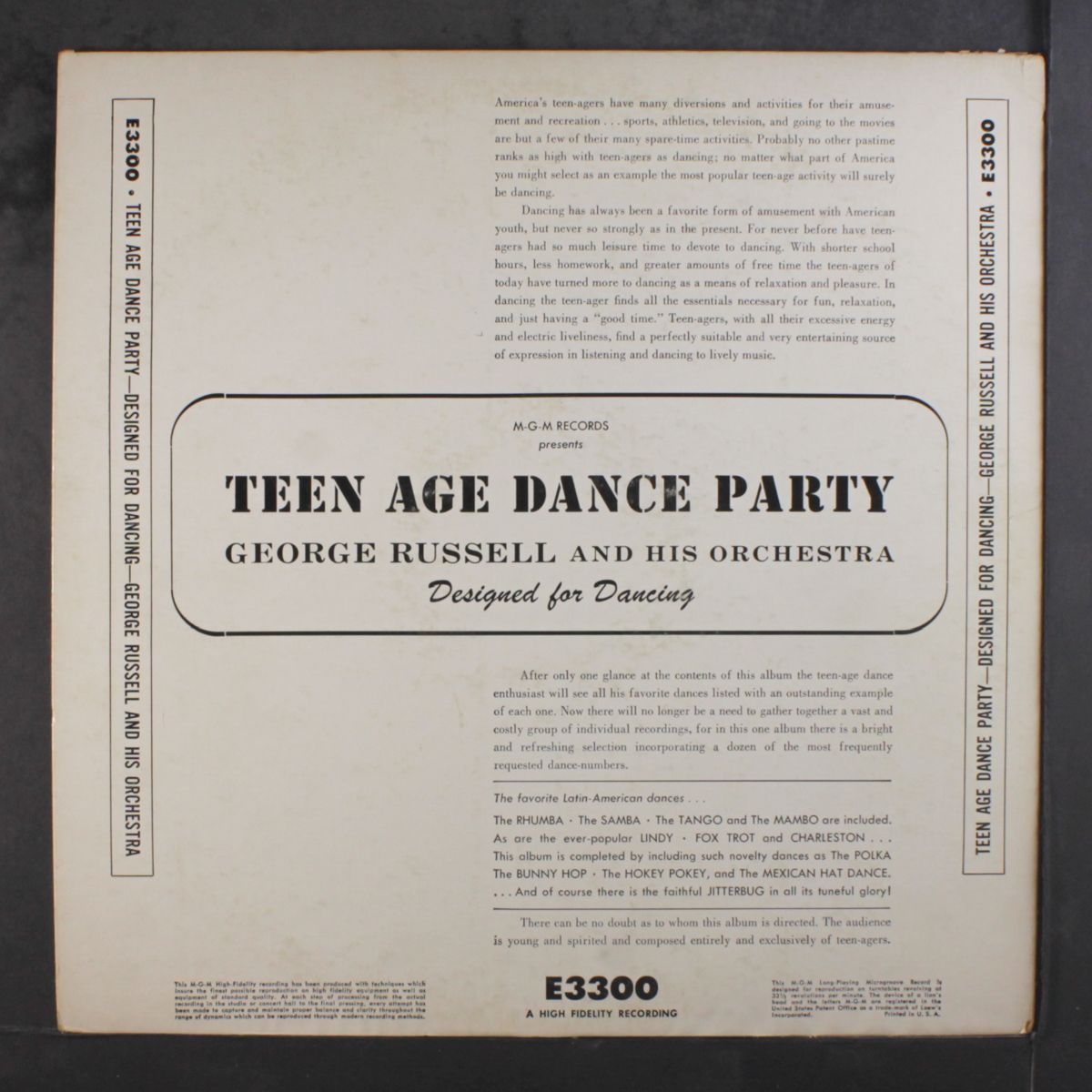 teen age dance party by GEORGE RUSSELL