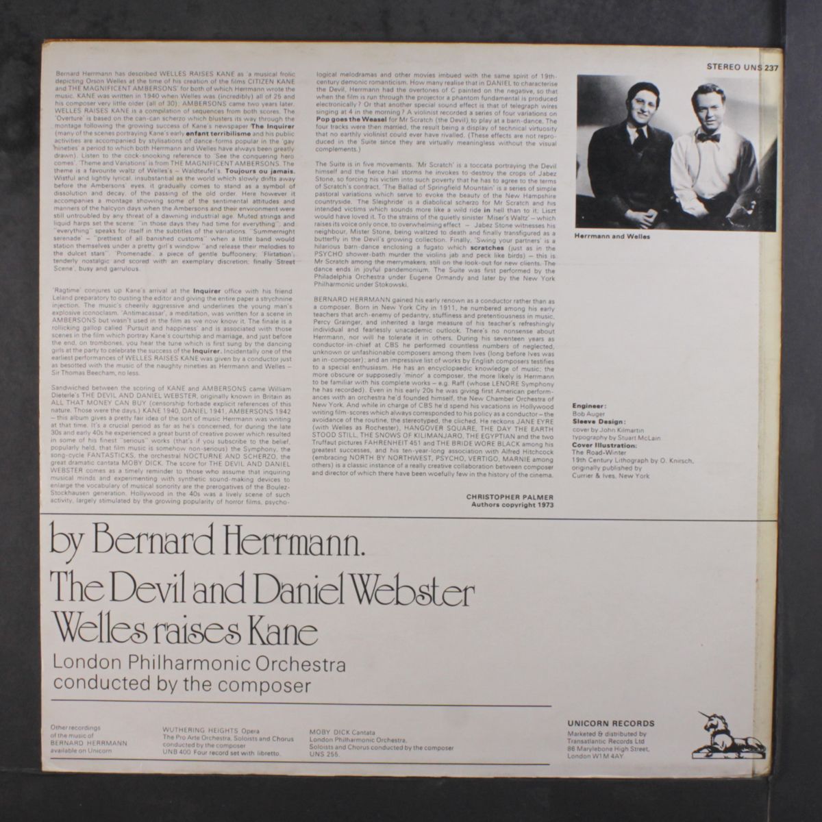 the devil and daniel webster by BERNARD HERRMANN