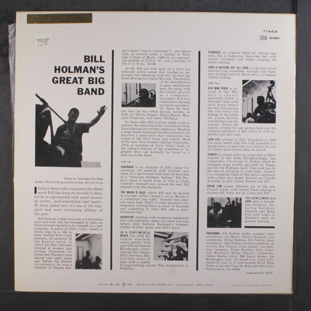 great big band by BILL HOLMAN
