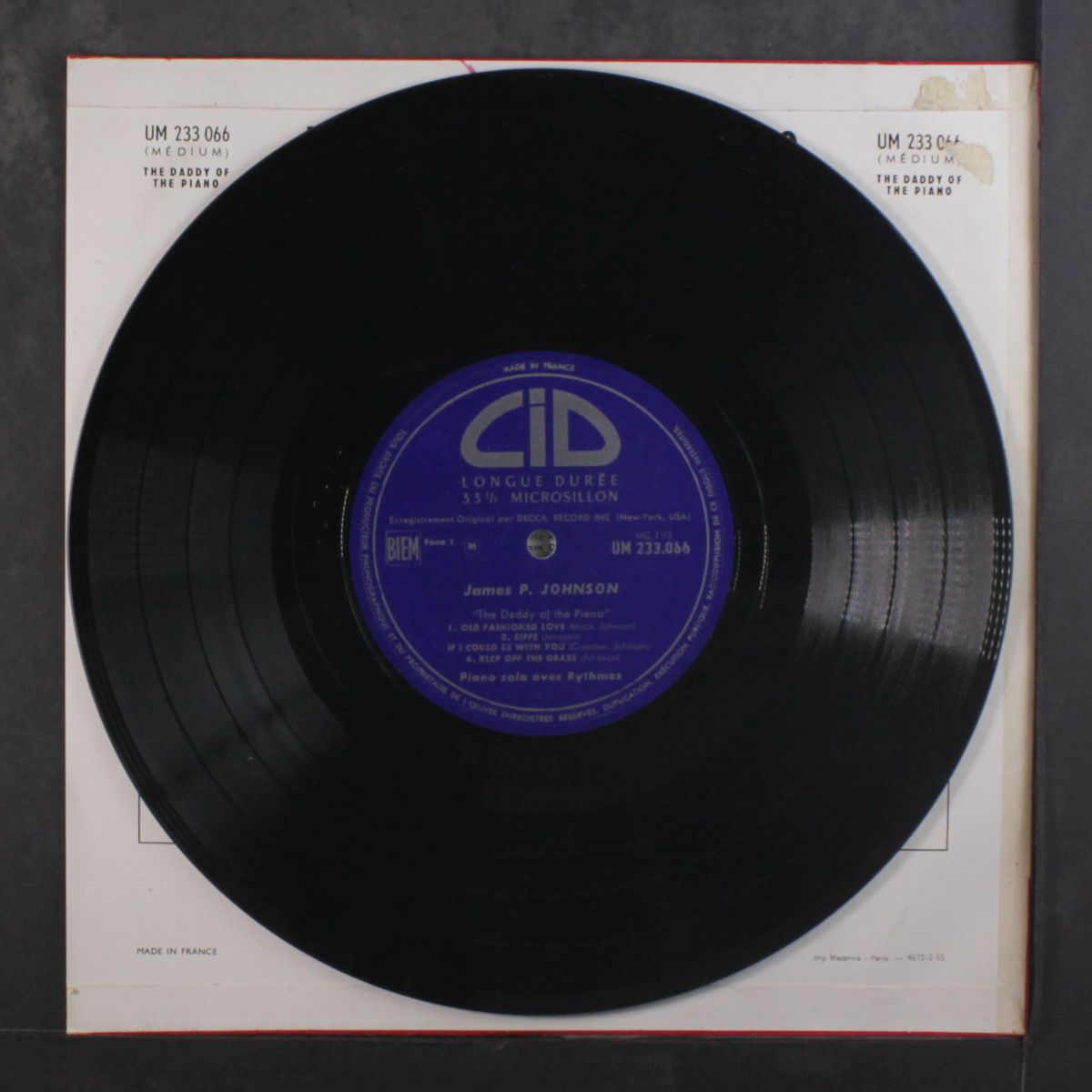 the daddy of the piano by JAMES P. JOHNSON