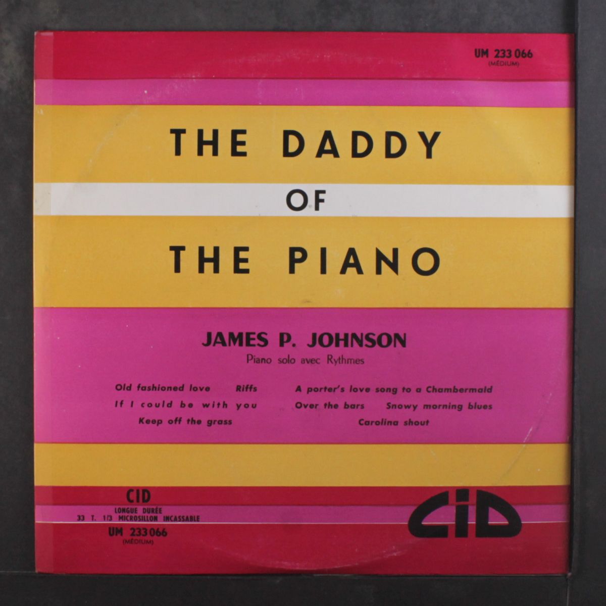 the daddy of the piano by JAMES P. JOHNSON