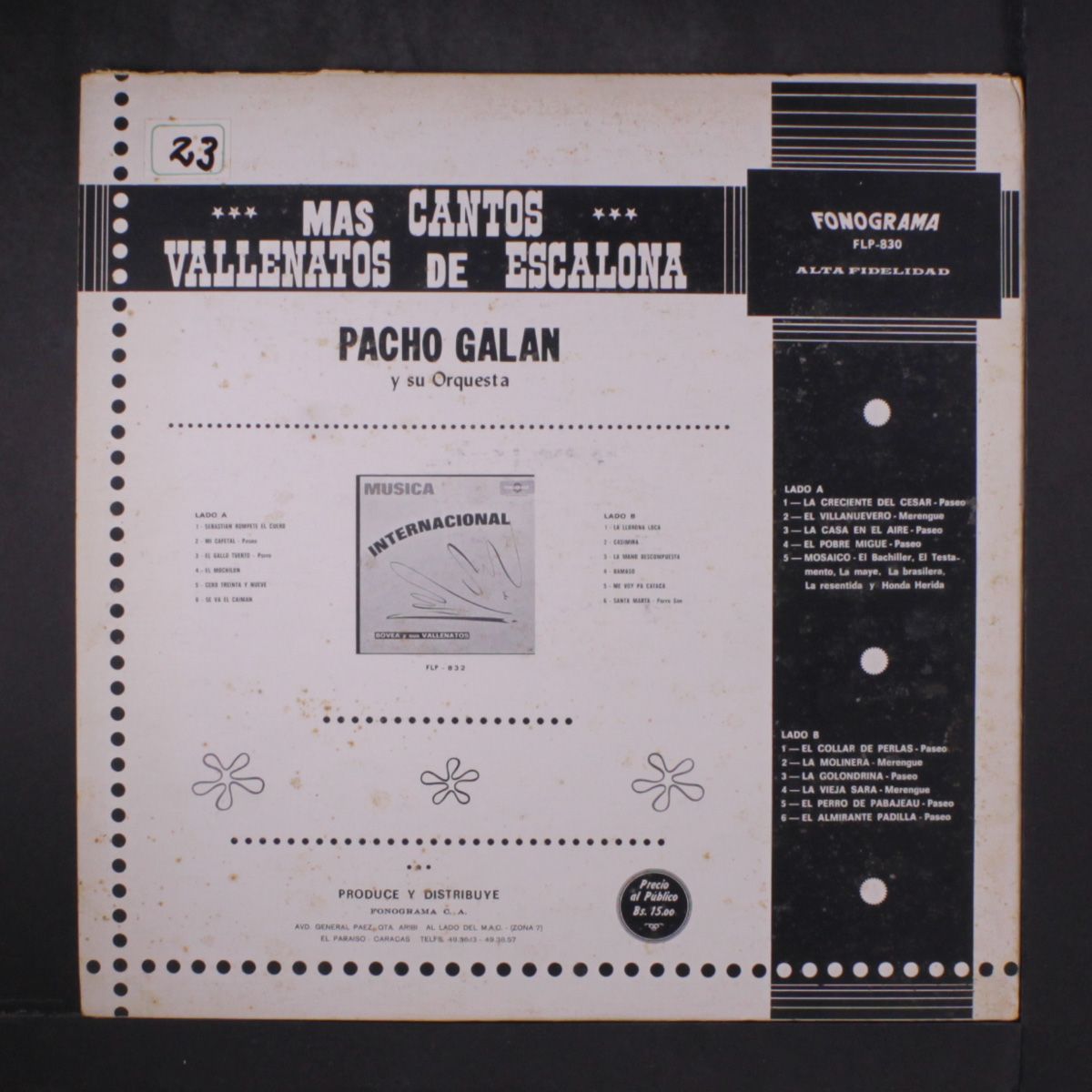 mas cantos vallenatos de escalona by PACHO GALAN