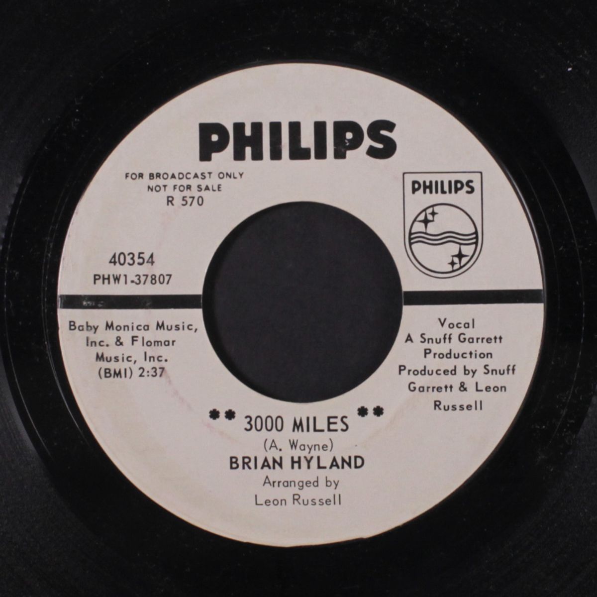3000 miles / sometimes they do, sometimes they don't by BRIAN HYLAND