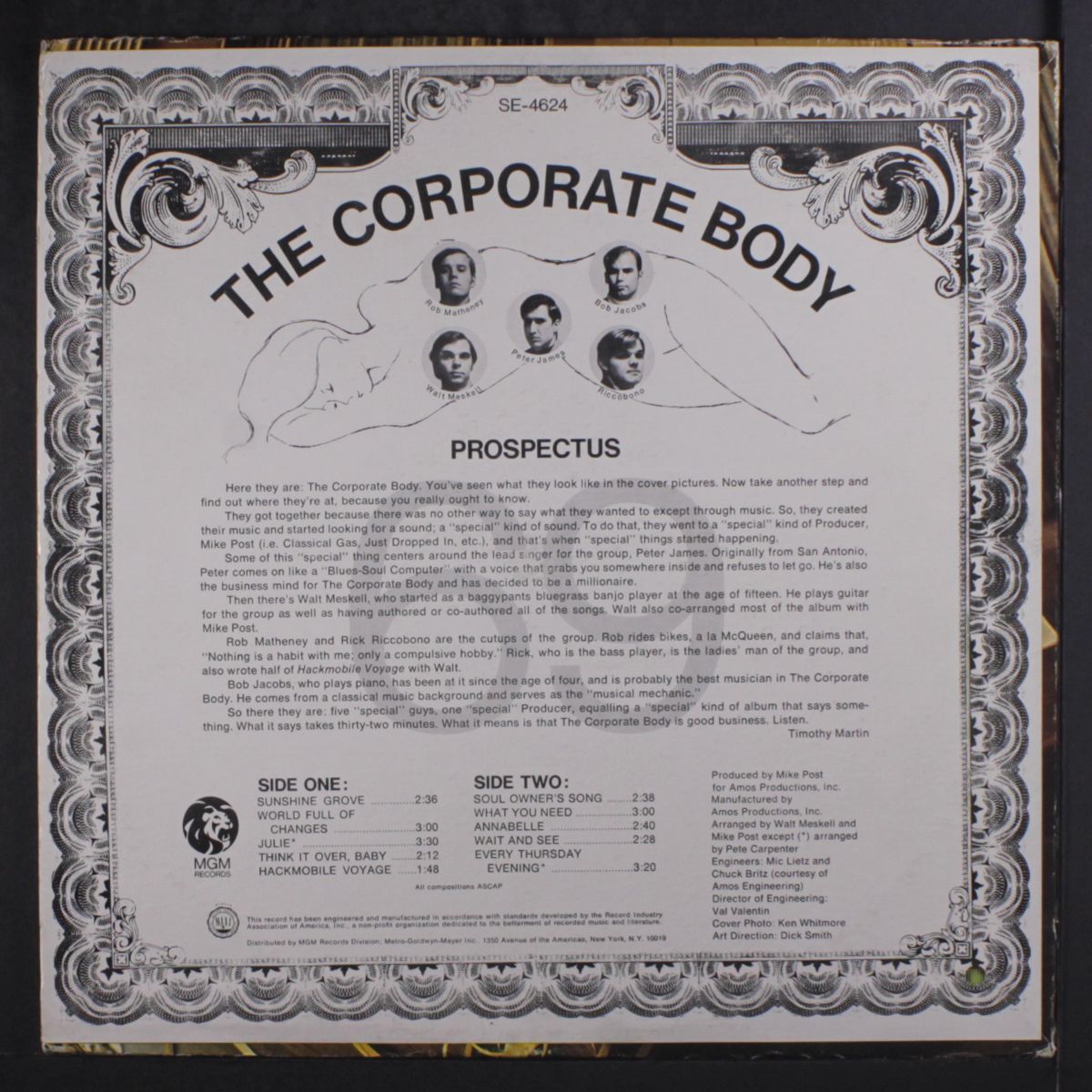 prospectus '69 by CORPORATE BODY