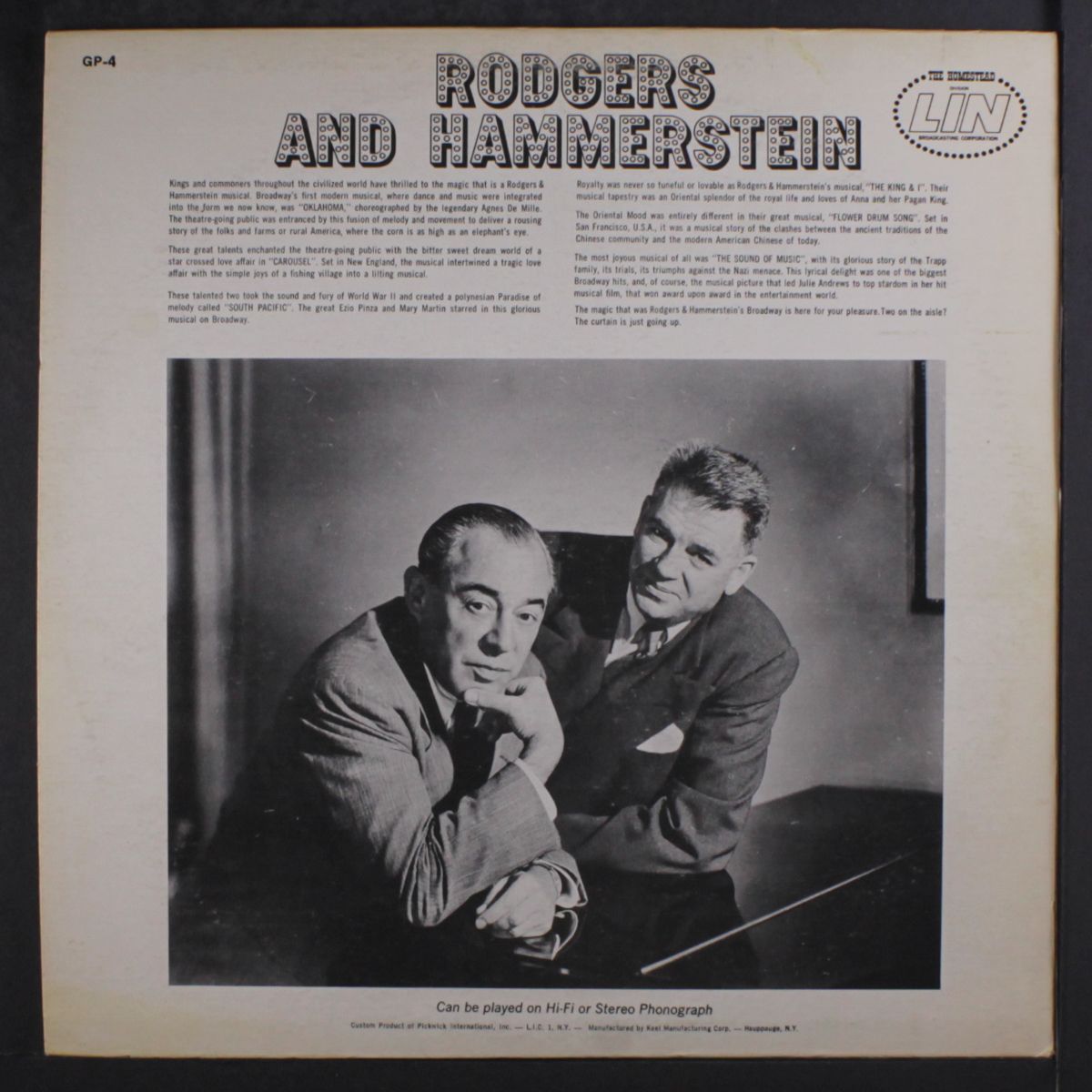 rodgers and hammerstein's broadway by RODGERS & HAMMERSTEIN
