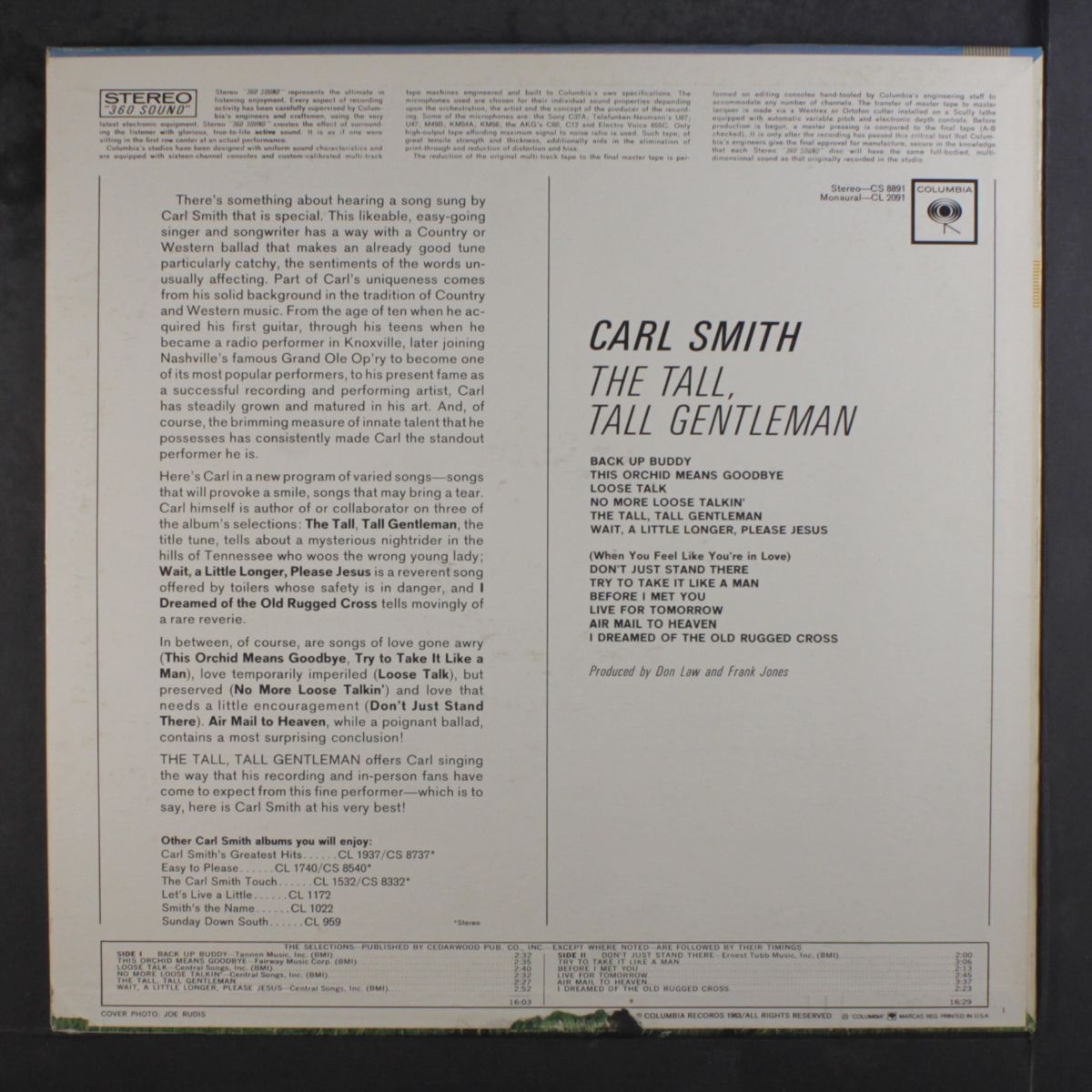 the tall tall gentleman by CARL SMITH