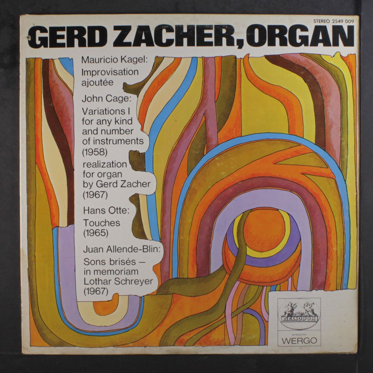 modern works for organ by GERD ZACHER
