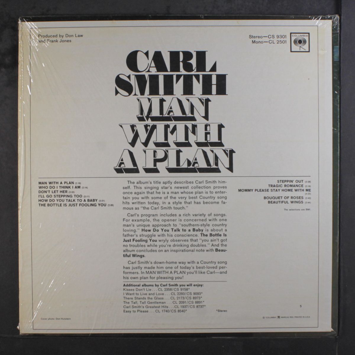 man with a plan by CARL SMITH