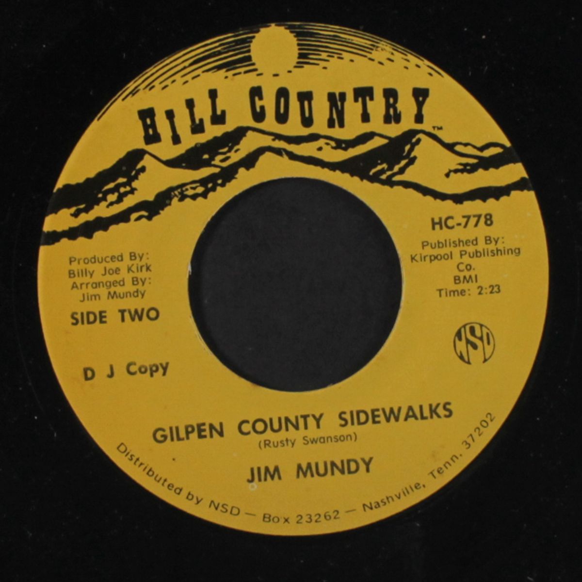 summertime blues / gilpen county sidewalks by JIM MUNDY