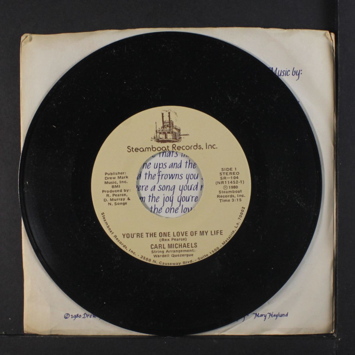 you're the love of my life / lay your money down by CARL MICHAELS