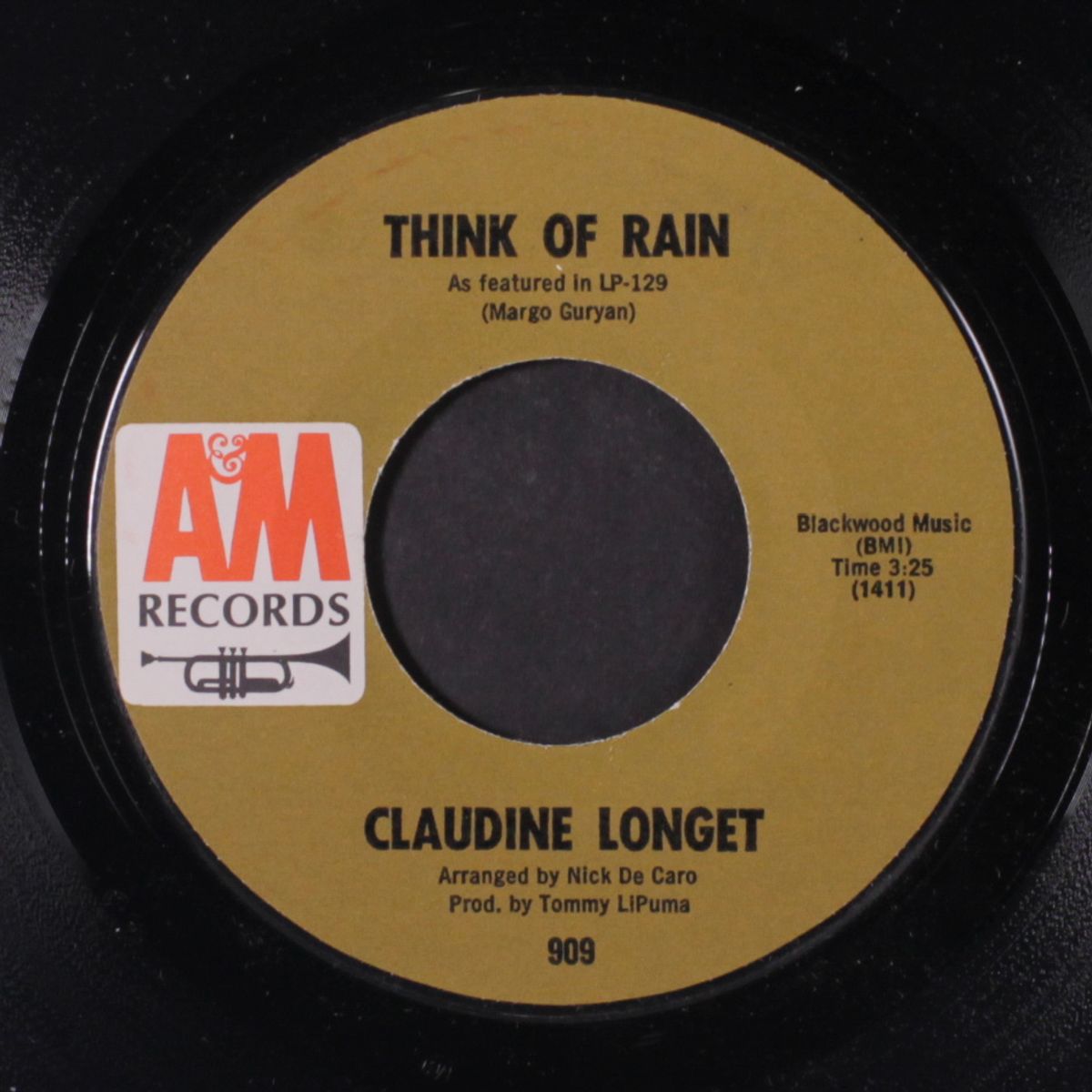 love is blue / think of rain by CLAUDINE LONGET