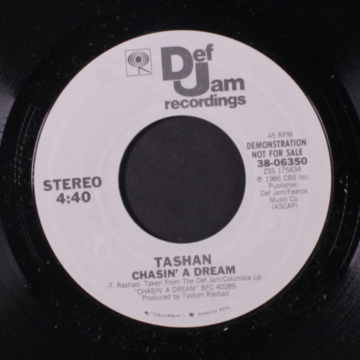 chasin' a dream / same by TASHAN
