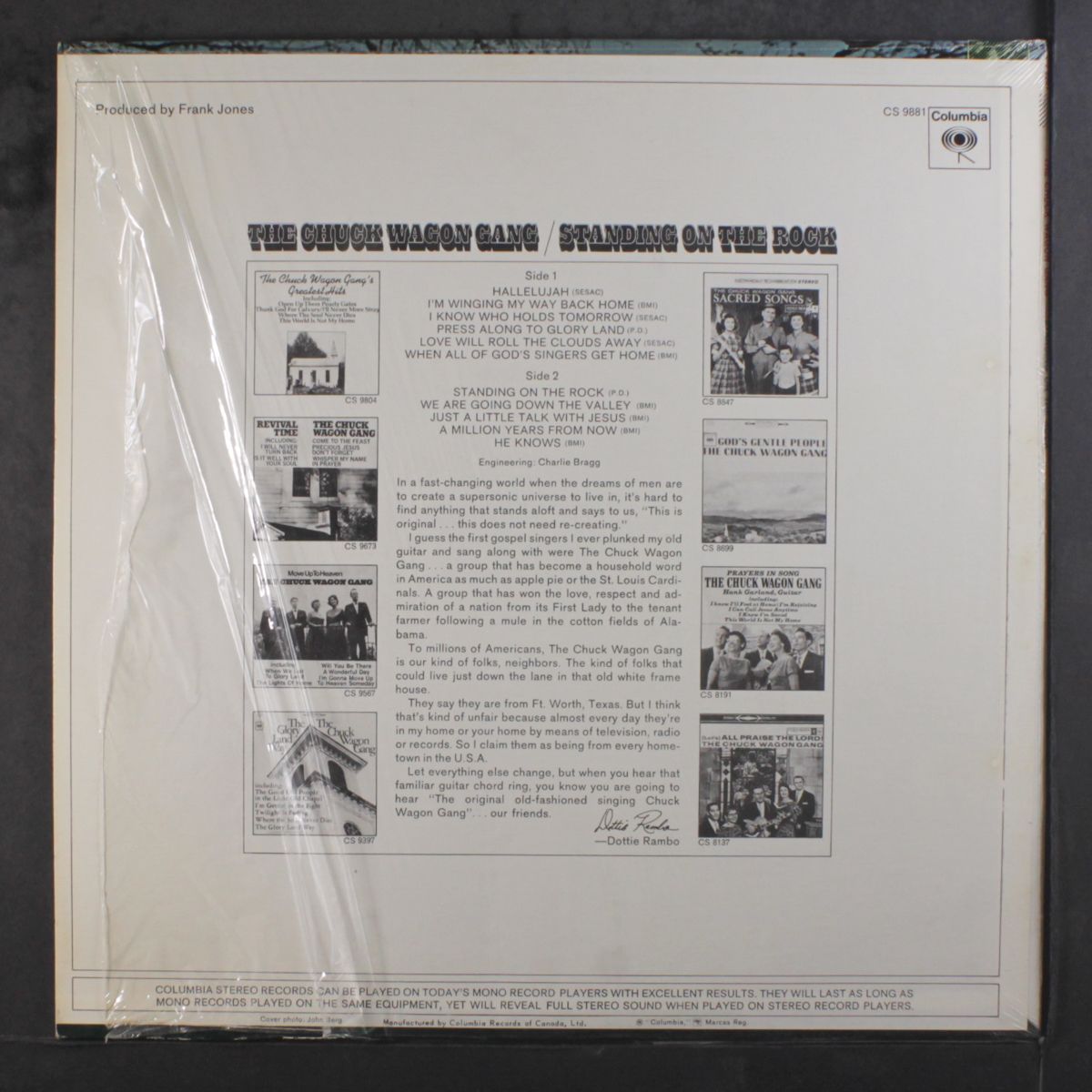 standing on the rock by CHUCK WAGON GANG
