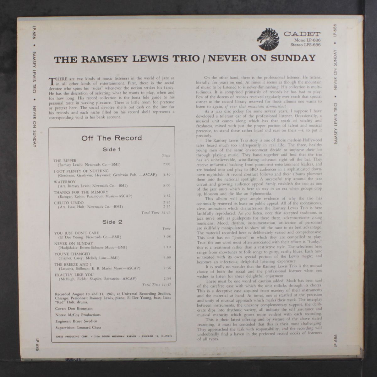 never on sunday by RAMSEY LEWIS