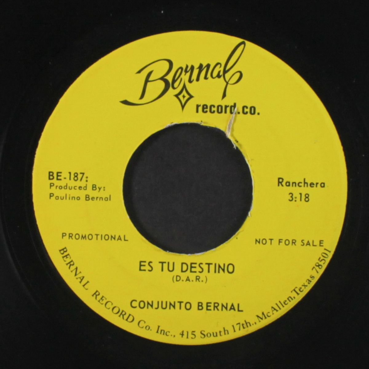 por tal de que seas feliz / es tu destino by CONJUNTO BERNAL