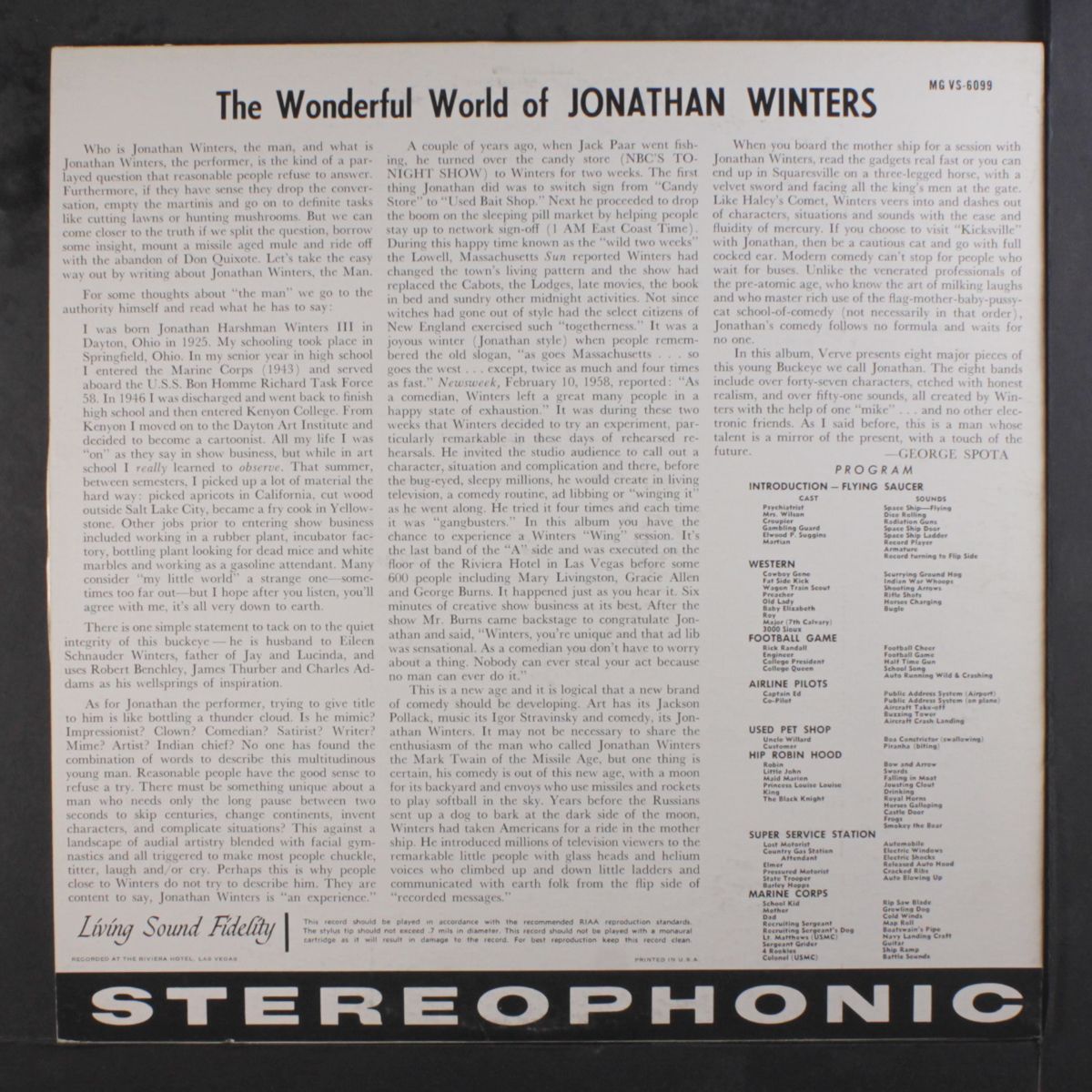 the wonderful world of by JONATHAN WINTERS