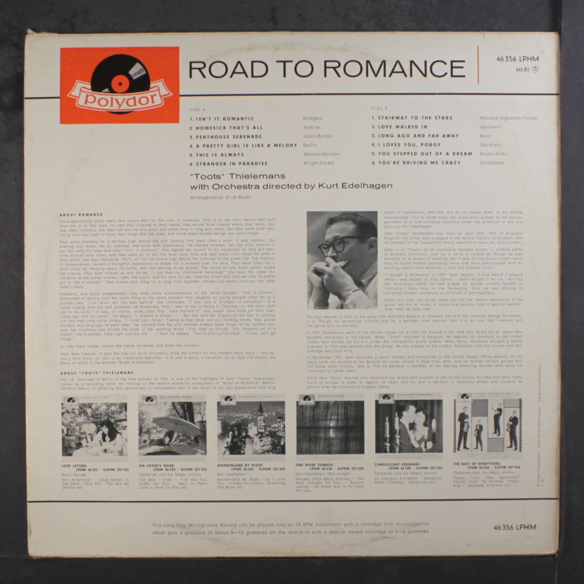 road to romance by TOOTS THIELEMANS