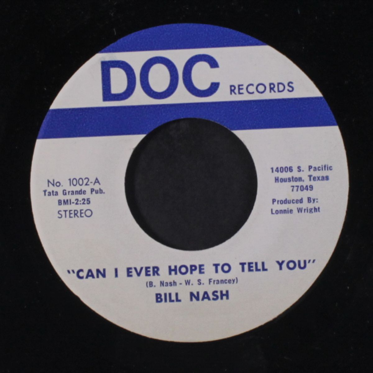 malaguena / can i ever hope to tell you by BILL NASH