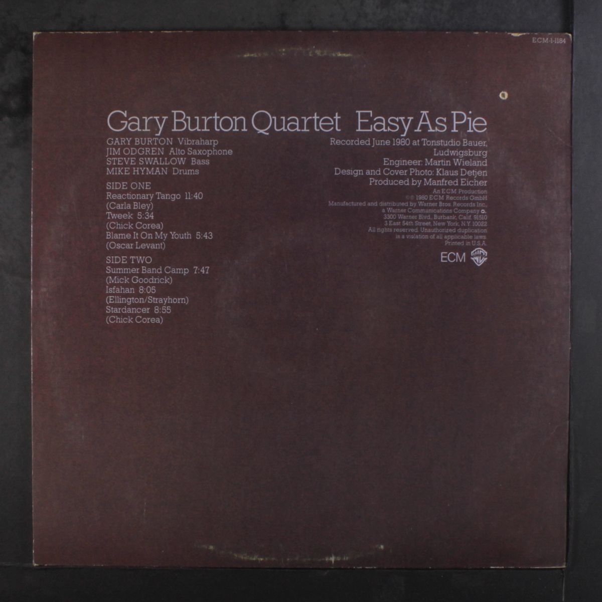 easy as pie by GARY BURTON