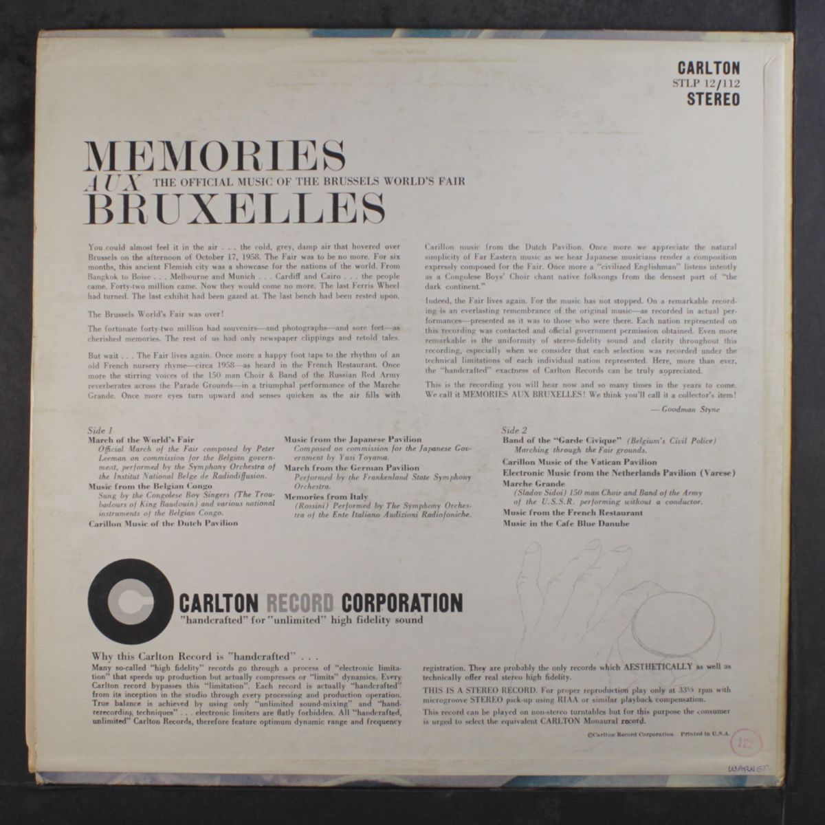 memories aux bruxelles by VARIOUS