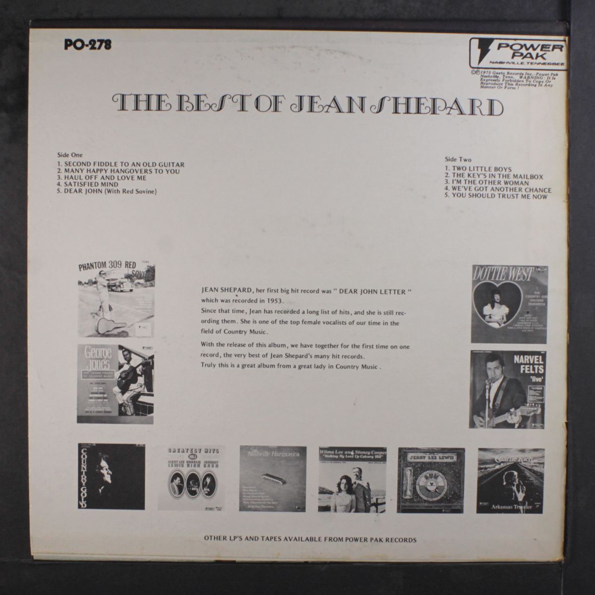 the best of jean shepard by JEAN SHEPARD
