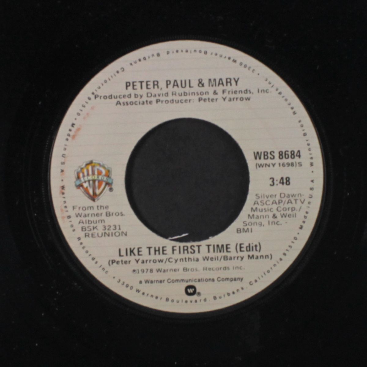 like the first time / mono by PETER, PAUL & MARY