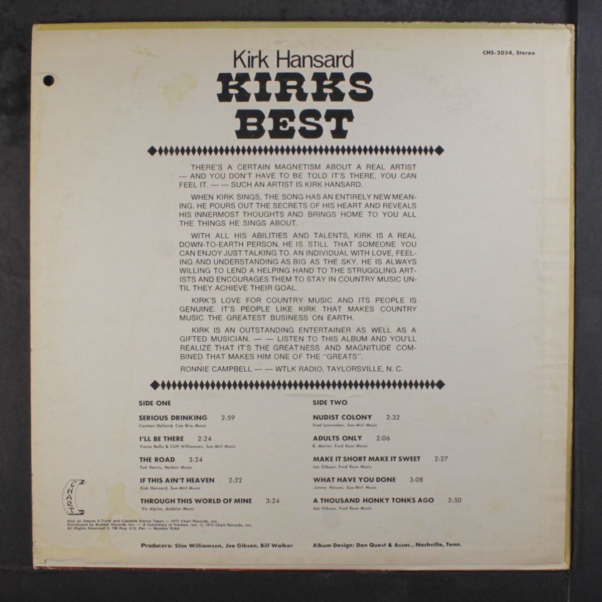 kirks best by KIRK HANSARD