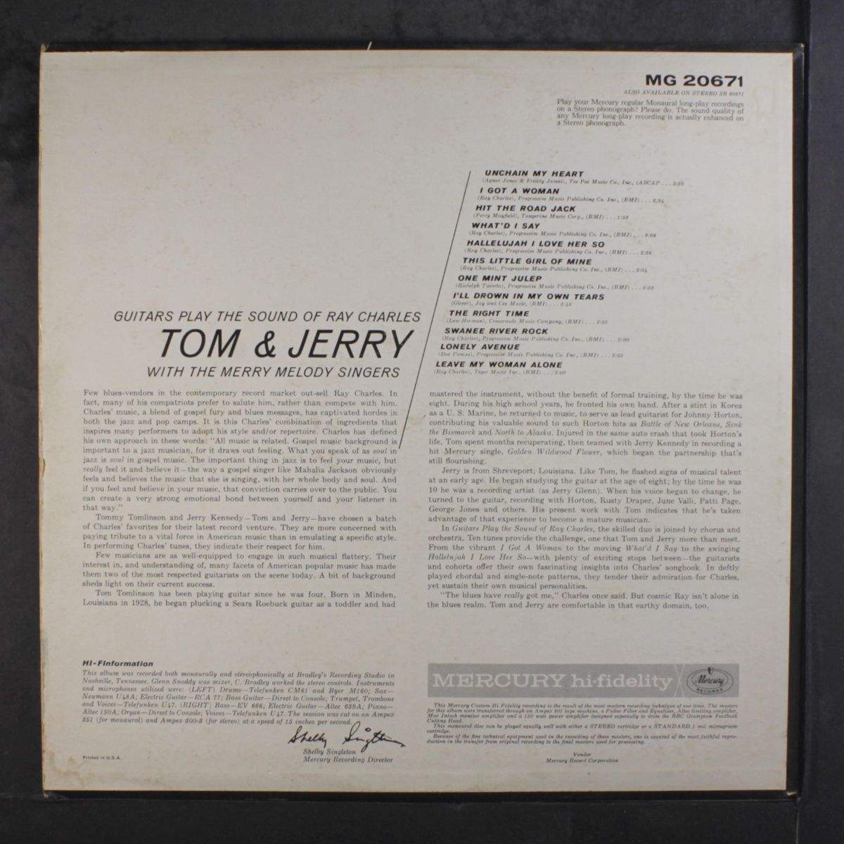 guitars play the sound of ray charles by TOM & JERRY