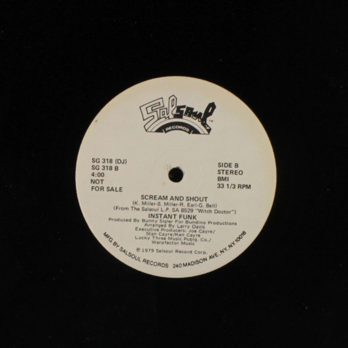 bodyshine / scream and shout by INSTANT FUNK