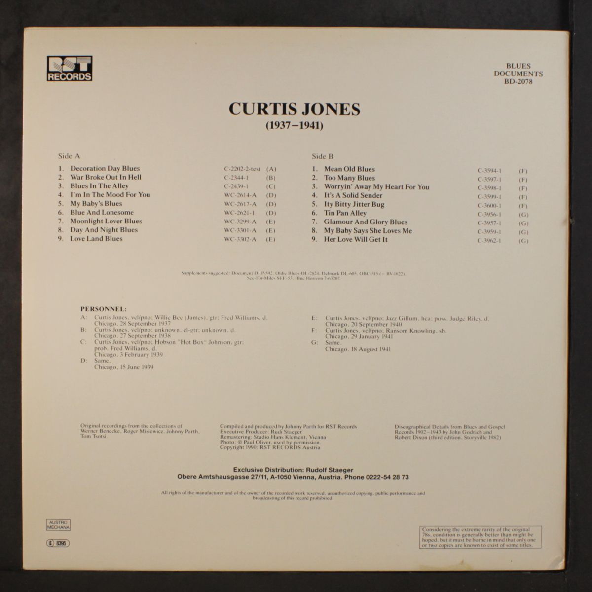 1937-1941 by CURTIS JONES