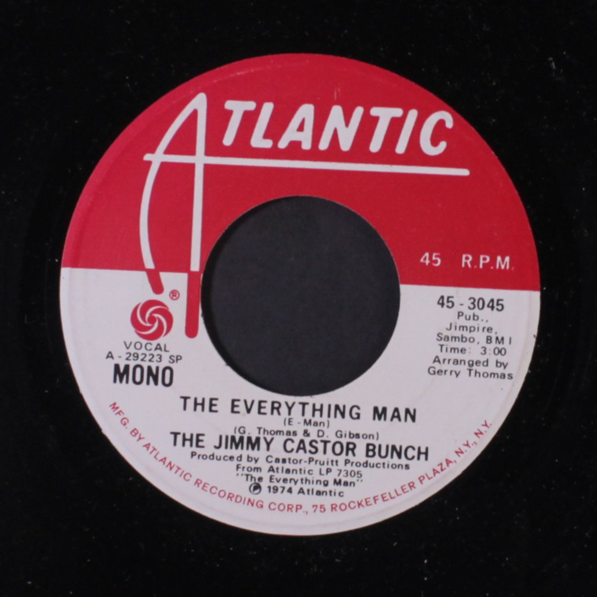 the everything man / mono by JIMMY CASTOR BUNCH