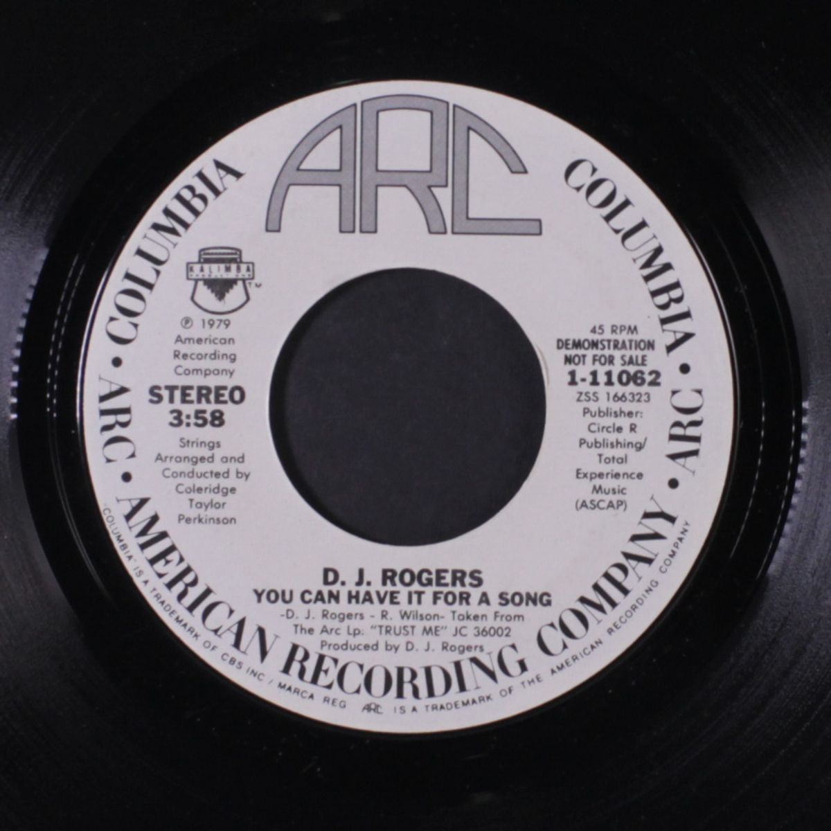 you can have it for a song / same by D.J. ROGERS