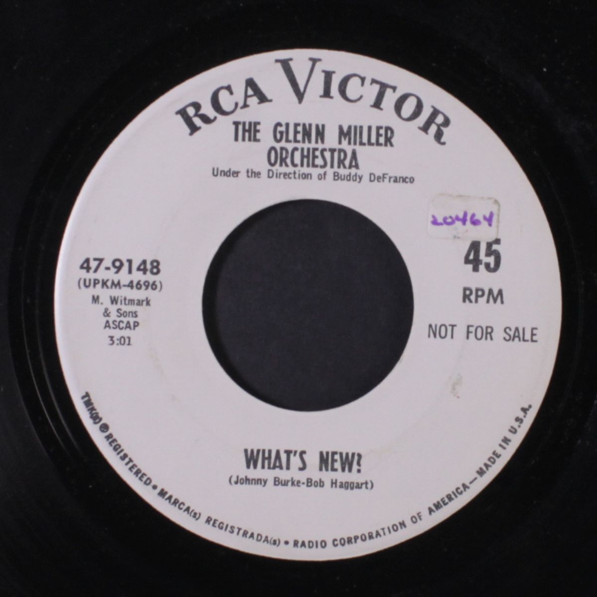 song of india / what's new? by GLENN MILLER ORCHESTRA