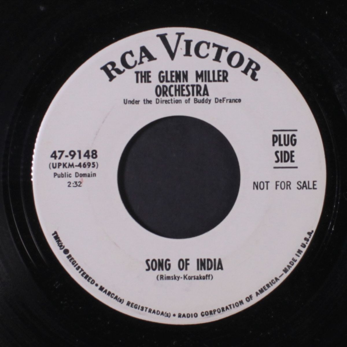 song of india / what's new? by GLENN MILLER ORCHESTRA