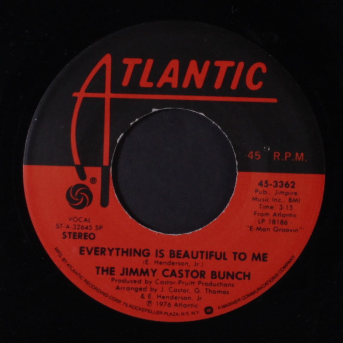 everything is beautiful to me by JIMMY CASTOR BUNCH