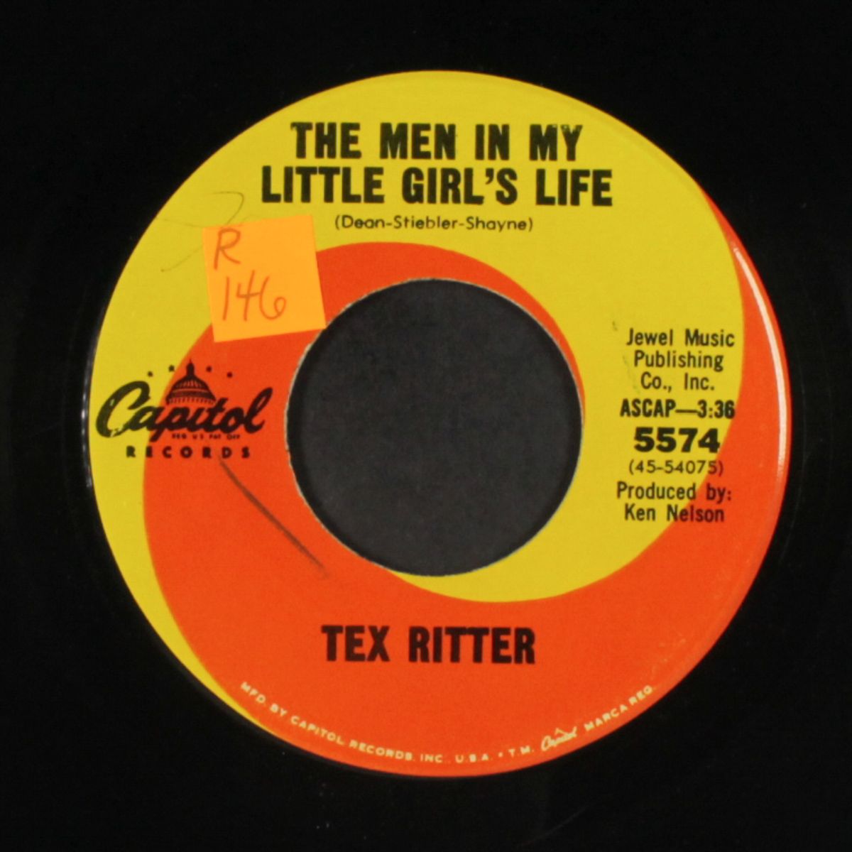 custody / the men in my little girl's life by TEX RITTER