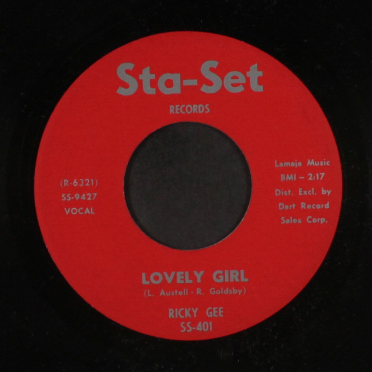 lovely girl / who called the cops on me by RICKY GEE