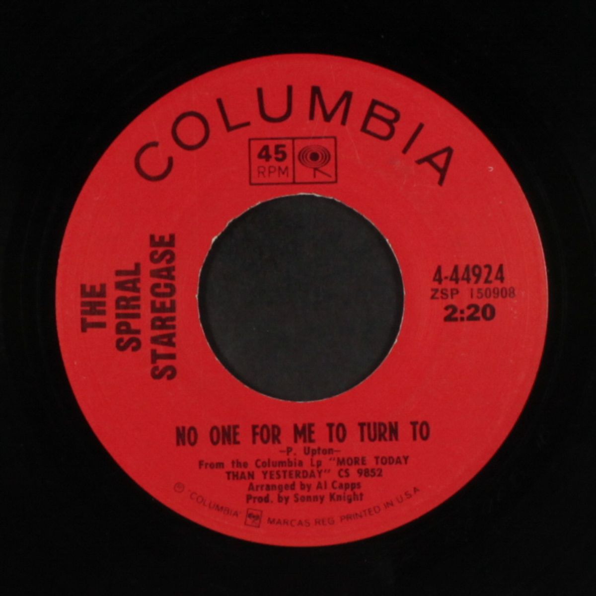 no one for me to turn to / sweet little thing by SPIRAL STARECASE