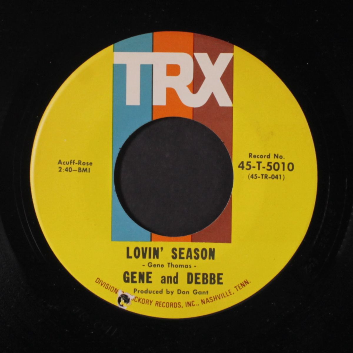 lovin' season / love will give us wings by GENE & DEBBE