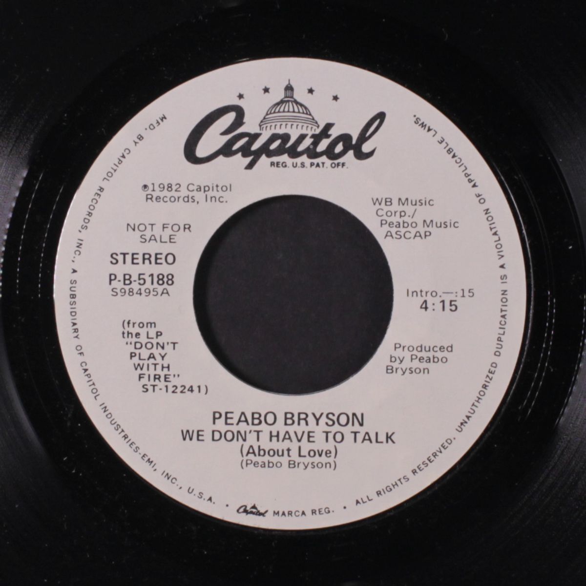 we don't have to talk (about love) by PEABO BRYSON
