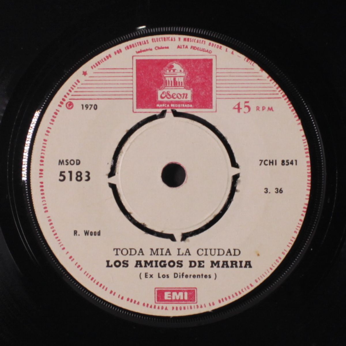 un rayo de luz / toda mia la ciudad by LOS AMIGOS DE MARIA