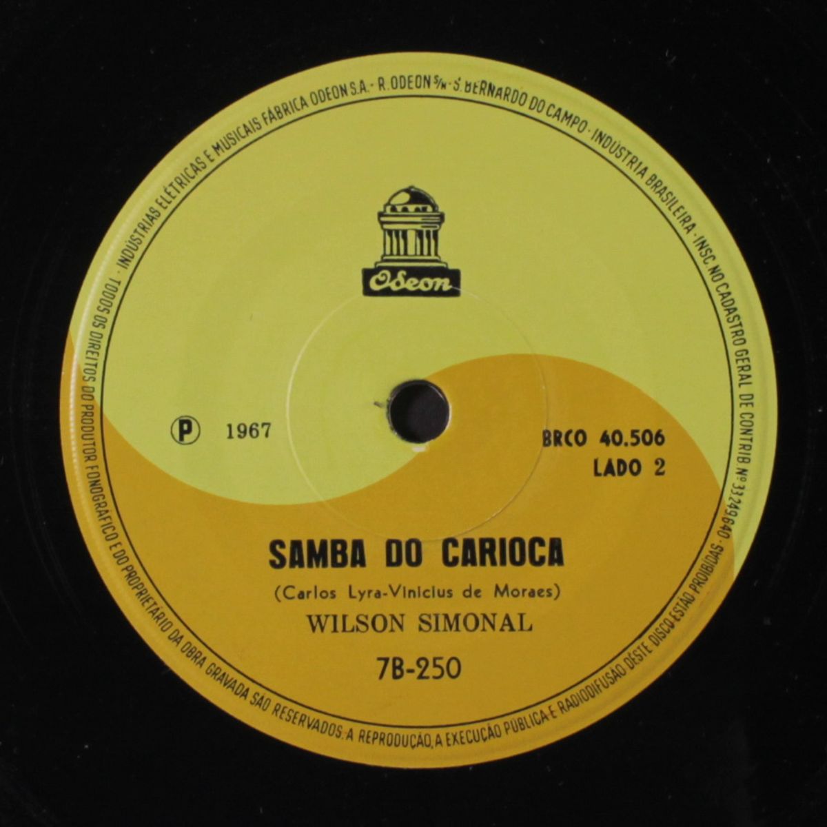 belinha / samba do carioca by WILSON SIMONAL